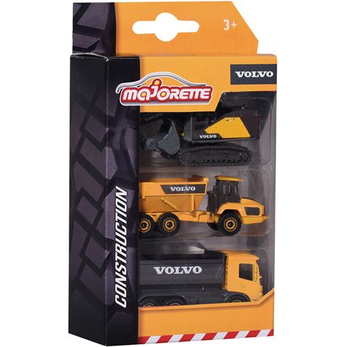 Non Communiqué 3 Veh 1 64 Majo Chantier Volvo Majorette Smy212057284