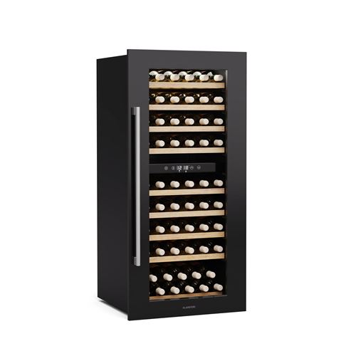 Klarstein Vinsider Duo - Frigorifero Per Vini  79 Bottiglie  2 Zone Di Raffreddamento  Protezione Uv  9 Ripiani  Touch