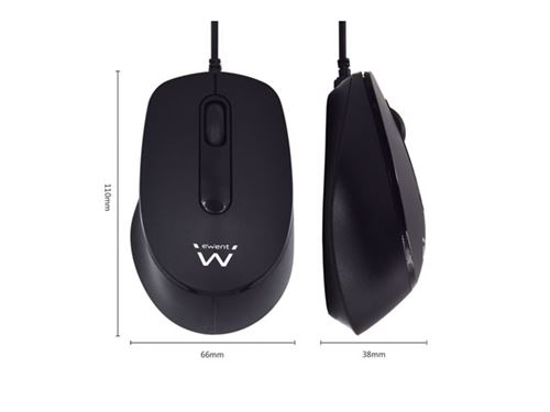 Ewent Noir Ew3006 Clavier Souris Incluse Bureau Usb Qwerty Espagnole - Neuf - Image 3