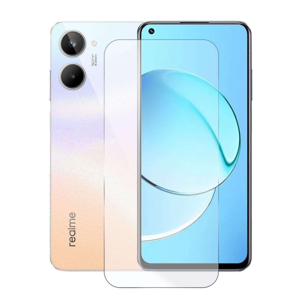 Verre Trempé Smartphone Lot De 2 Films Protection Écran Verre Trempé Pour Realme C75 2 Protections Appareil Photo - Dureté 9H Verre Trempé Dureté 9H