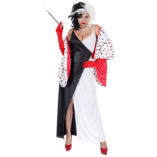 Déguisement Cruelle Femme L Noir 75763 W Widmann Milano Party Fashion L - 75763 W WIDMANN MILANO Party Fashion