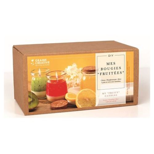 Graine Creative Orange Coffret Diy Bougie Fruite