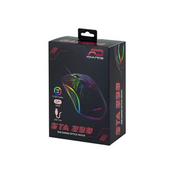 Souris Gaming filaire Advance Suza GTA 230 Noir