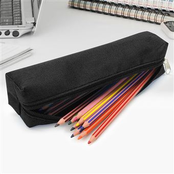 4 Trousses Crayon Fleuries En Velours - Format 18x5x6 Cm, Souples, Pour école Ou Bureau