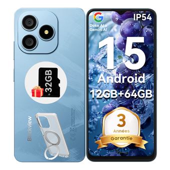 Blackview Wave 9C 4G AI Smartphone, 6.56'' 600nits Screen, 12GB