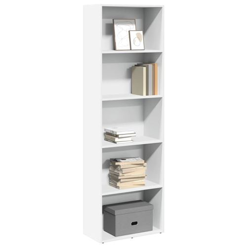 VIDAXL - Bibliothèque - 60x30x189 cm - Blanc - Image 3