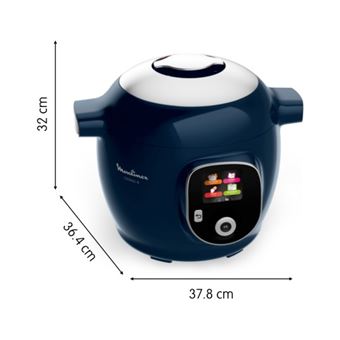 Multicuiseur intelligent 6l 1600w bleu Moulinex CE85F410 - Robot cuiseur -  Achat & prix