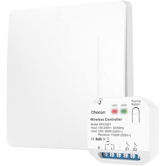 Niko 410-00001 Easywave draadloze schakelaar met 2 bedieningsknoppen