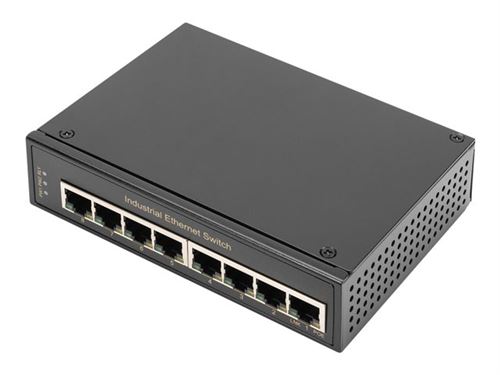 DIGITUS Industrial Gigabit Ethernet Switch, 8-Port