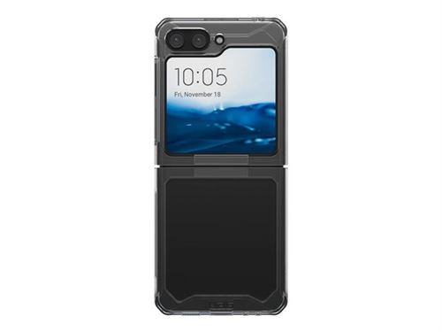 UAG Plyo Series - Étui à rabat pour téléphone portable - cadre en polyuréthane thermoplastique (TPU), plaque arrière de PC - glacé - pour Samsung Galaxy Z Flip5