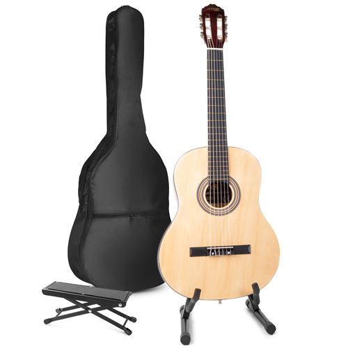 Guitare acoustique pour débutants - Guitare classique MAX SoloArt / Guitare  espagnole