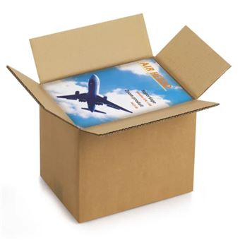 Carton D'expédition 35 X 25 X 10 Cm - Simple Cannelure, Résistant, Charge Max 10 Kg - 6