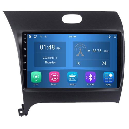Autoradio RoverOne® Bluetooth CarPlay Android Auto Navigation 4Go RAM 64Go ROM pour Kia K3 Cerato Forte 2013-2017