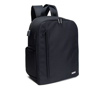 Sac à dos pour appareil photo Cwatcun - Sac à dos imperméable pour appareil photo numérique reflex (SLR), grand modèle, modèle CW + D6, couleur noire, 32×17×41 cm - 1