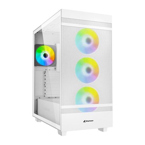 Sharkoon REBEL C50 RGB ATX Full Tower White