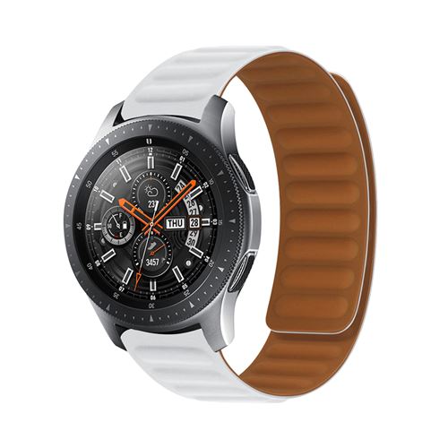 Avizar Blanc Bracelet Pour Honor Magic Watch Et Watch Gs3 Silicone Souple Avec Attache Magnétique - Image 3