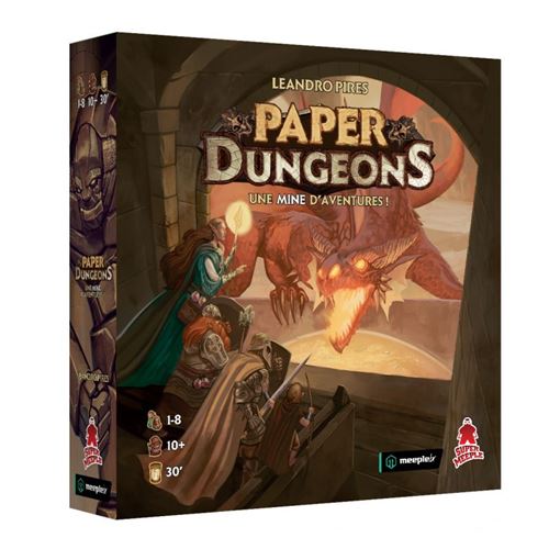 Jeu De Paper Dungeons De Super Meeple