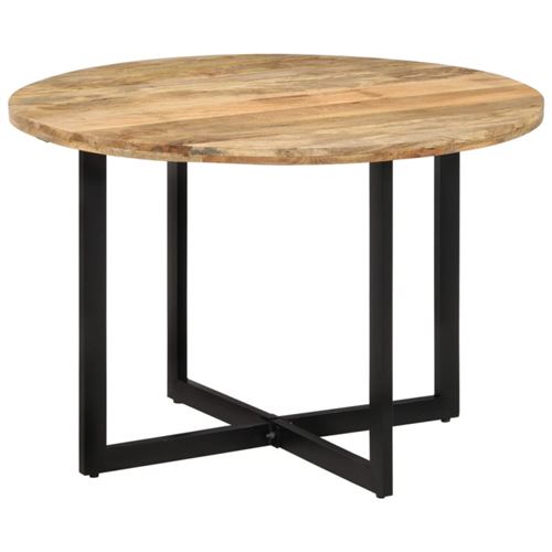 Non Communiqué Marron Table À Dîner 110X75 Cm Bois De Manguier Massif