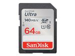 SanDisk Ultra - Carte mémoire flash - 64 Go - Class 10 - SDHC UHS-I