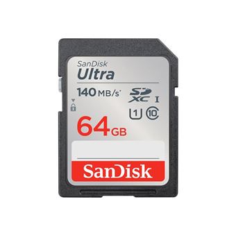 Carte mémoire SDHC et SDXC SanDisk Ultra UHS-I Class 10 64 Go - 1