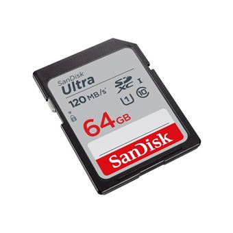 SanDisk Ultra - Carte mémoire flash - 64 Go - Class 10 - SDHC UHS-I