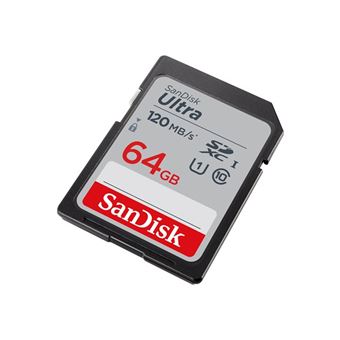 SanDisk Ultra - Carte mémoire flash - 64 Go - Class 10 - SDHC UHS-I