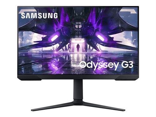 Samsung Odyssey G3 S27AG322NU - Écran LED - 27 - 1920 x 1080 Full HD (1080p) @ 165 Hz - VA - 250 cd/m² - 3000:1 - 1 ms - HDMI, DisplayPort - noir