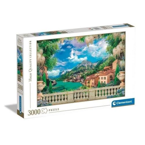 Puzzle 3000 pièces - Lush Terrace on Lake