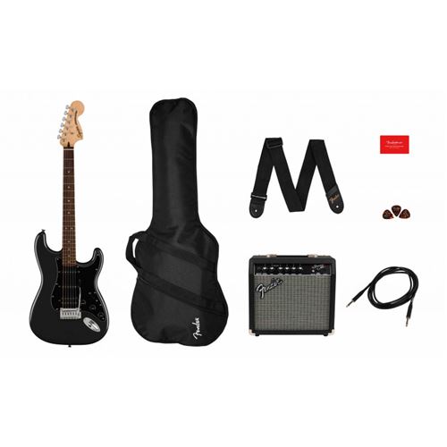 Squier Pack Affinity Series Stratocaster HSS - Charcoal Frost Metallic