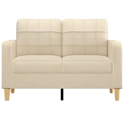 Non Communiqué Crème Canapé Vidaxl À 2 Places 120 Cm