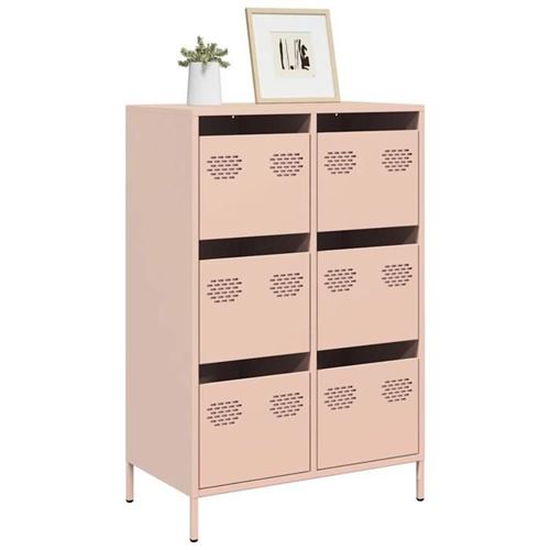 Vidaxl Rose Buffet Haut Acier - Image 3