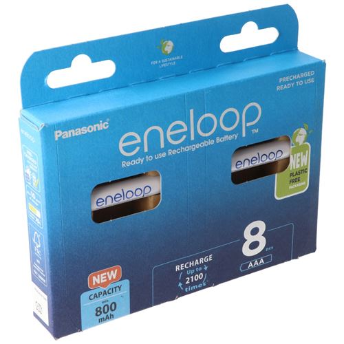 Eneloop Hr03 Pile Rechargeable Lr3 (Aaa) Nimh 800 Mah 1.2 V 8 Pc(S) - Image 2