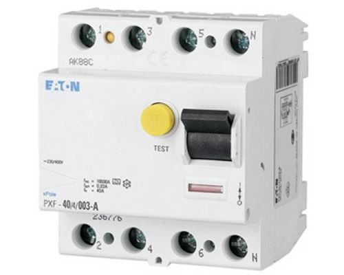 Eaton 236772 PXF-25/4/003-A Interrupteur différentiel à courant résiduel A 4 pôles 25 A 0.03 A 400 V