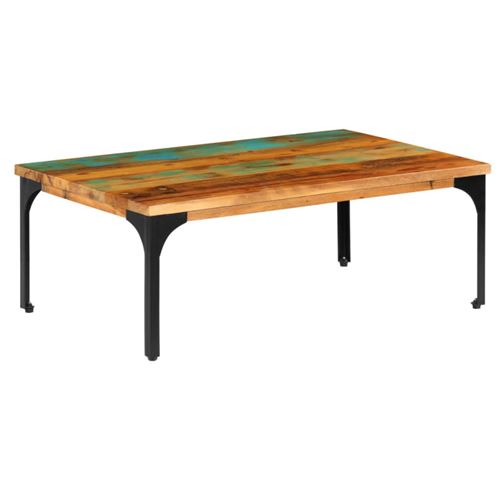 VIDAXL - Table basse - Bois de récupération - 100x60x35 cm - Image 2