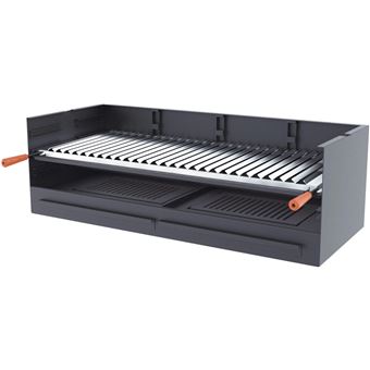 Barbecue bois et charbon FM BV-100 100cm à poser ou à encastrer - 1