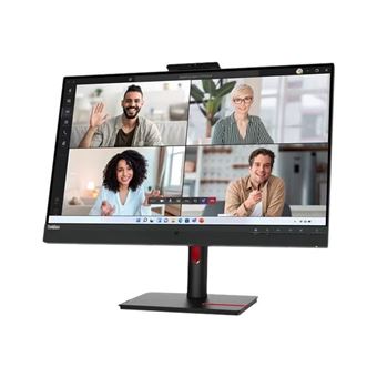 Lenovo ThinkVision T27hv-30 - Écran LED - 27" - 2560 x 1440 QHD - IPS - 300 cd/m² - 1000:1 - 4 ms - HDMI, DisplayPort, USB-C - haut-parleurs - noir corbeau