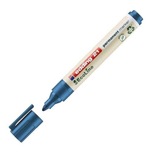 Marqueurs Permanents Rechargeables Ecoline E21 - - Bleu - Edding
