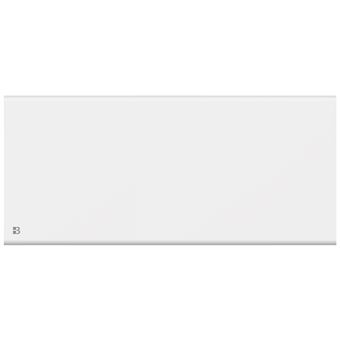 fixe à inertie sèche double cœur de chauffe FREYA 2000W horizontal blanc NF - 1