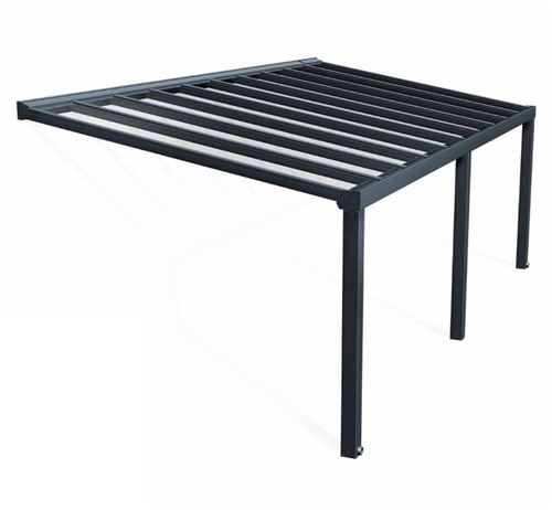 Couverture de patio Palram 705928 gris 3,4x7,4m