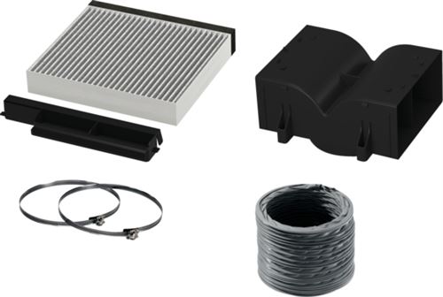 Kit de recyclage cleanair pour hotte décorative Bosch dwz1dx1i4