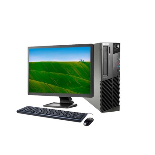 Unité centrale Lenovo M92p SFF - Pentium - RAM 16Go - HDD 2 To - Windows 10 - Ecran 22 - Reconditionné