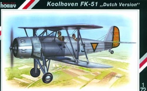 Koolhoven Fk-51 ''Dutch Version'' - 1:72E - Special Hobby