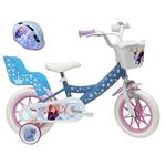 Velo Enfant 12 REINE DES NEIGES EDEN BIKES taille 90 95 cm equipe de 1 frein avec stabilisateurs a molettes Velo enfant Achat prix fnac