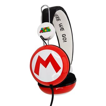 OTL casque Super Mario Icon rouge/blanc junior