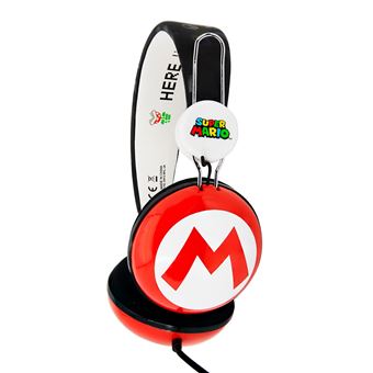 OTL casque Super Mario Icon rouge/blanc junior