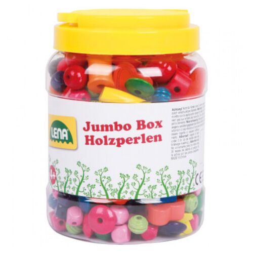 Perles Jumbo Box en bois LENA 32044