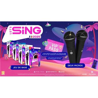 Jeu Let's Sing ABBA + 1 Micro Pour Nintendo Switch - Version EUR Multilingue (EN/FR/DE/ES/IT), Neuf