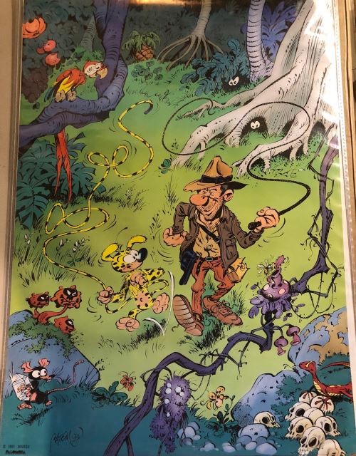 Franquin - Le marsupilami - 1991 - Eraflé - AFFICHE
