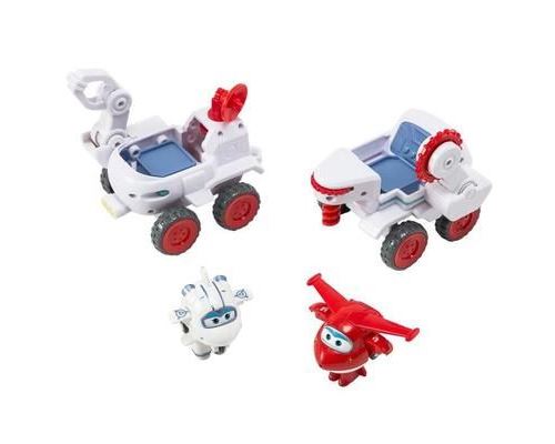SUPER WINGS Véhicules connectables Astra's Moon Rover + 2 Transform'a'bot - Astra/Jett