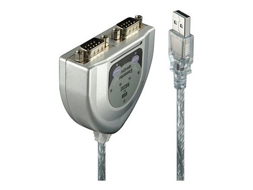 Lindy Usb To Serial Converter - Adaptateur Série - Usb - Rs-232 X 2